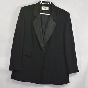 Tuxedo Style Blazer SZ 8 by D'Oraz